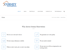 Tablet Screenshot of journeyrenovations.com